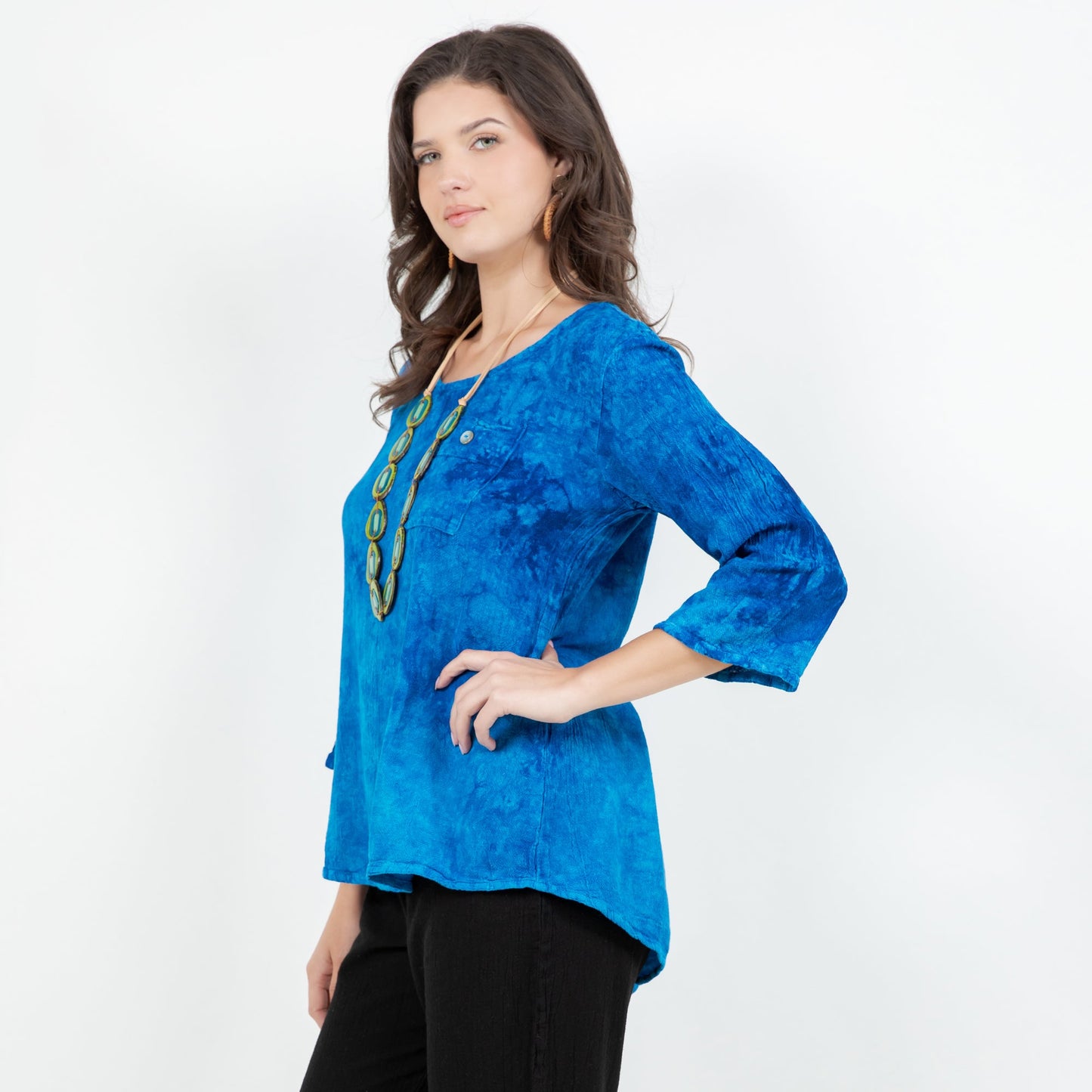 Leah Tuxedo Top with New Colors! 100% Cotton Gauze