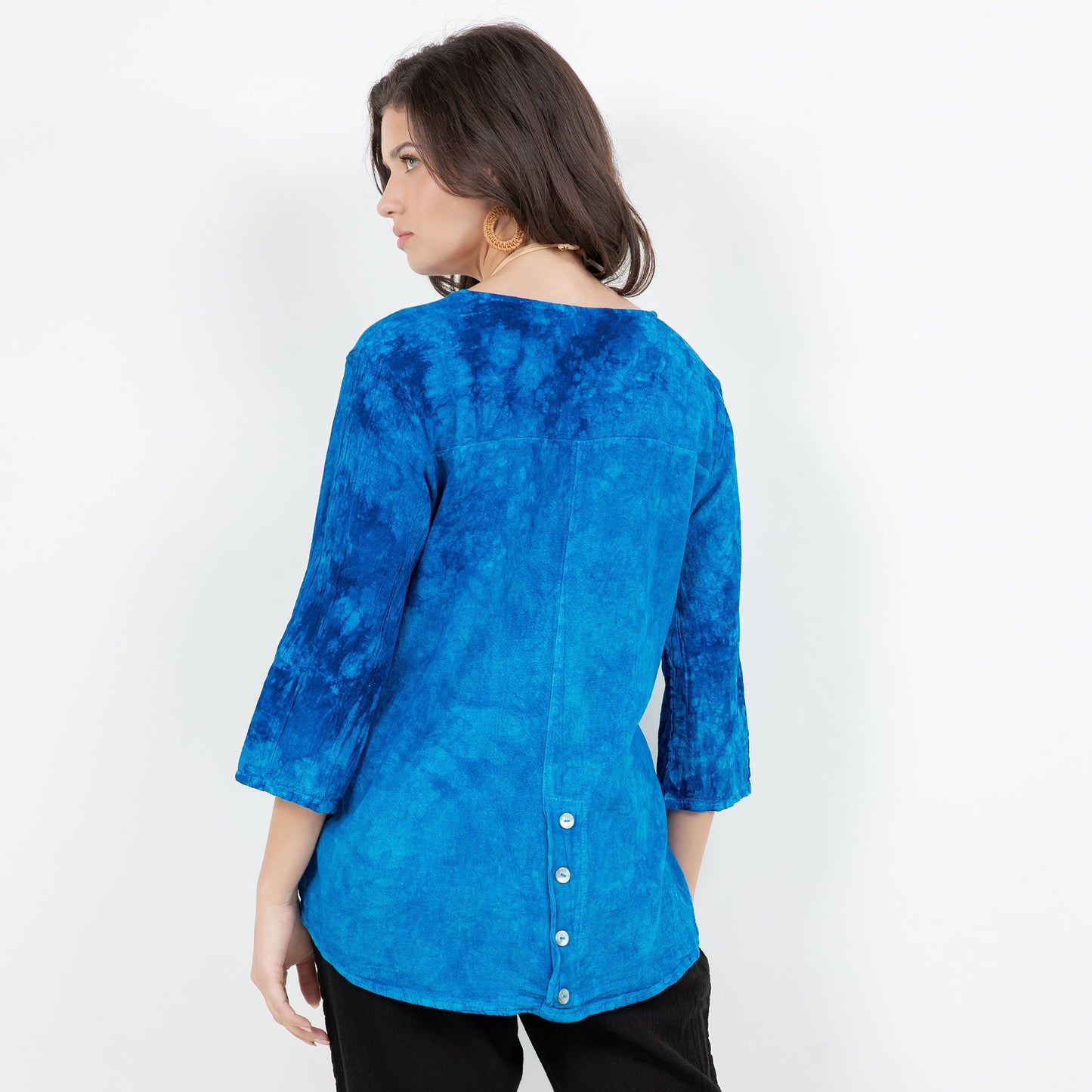 Leah Tuxedo Top with New Colors! 100% Cotton Gauze