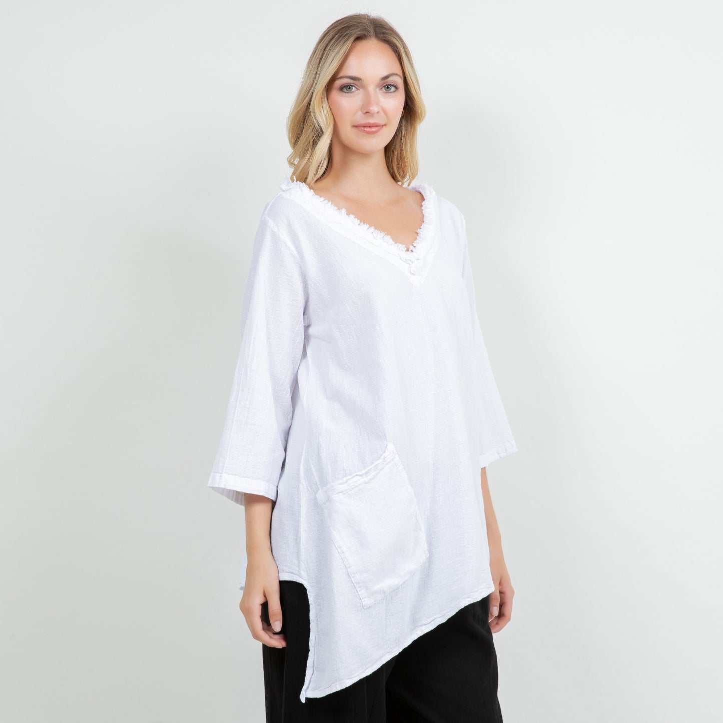 Zoe Top - Looser Fitting Comfort 100% Cotton Gauze