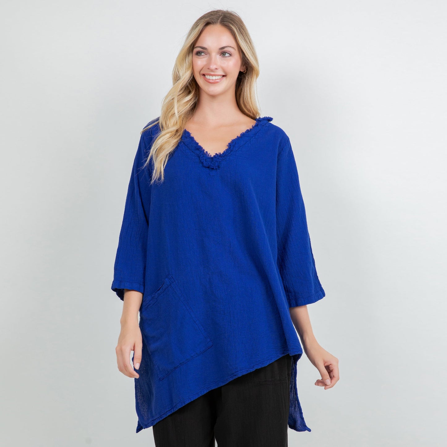 Zoe Top - Looser Fitting Comfort 100% Cotton Gauze