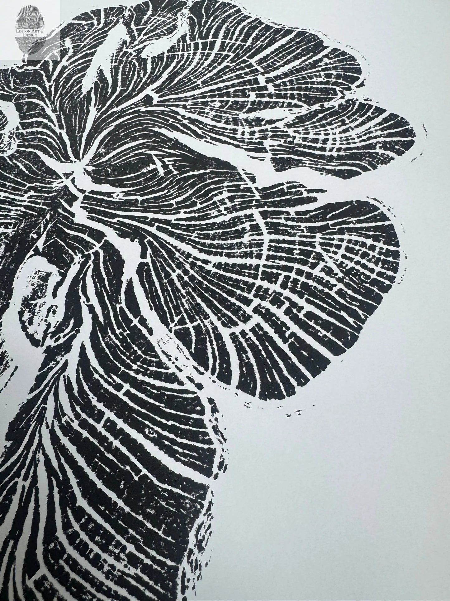 Crab Apple Tree Ring Wall Art – Millcreek UT – 18x24 Signed Original Woodcut