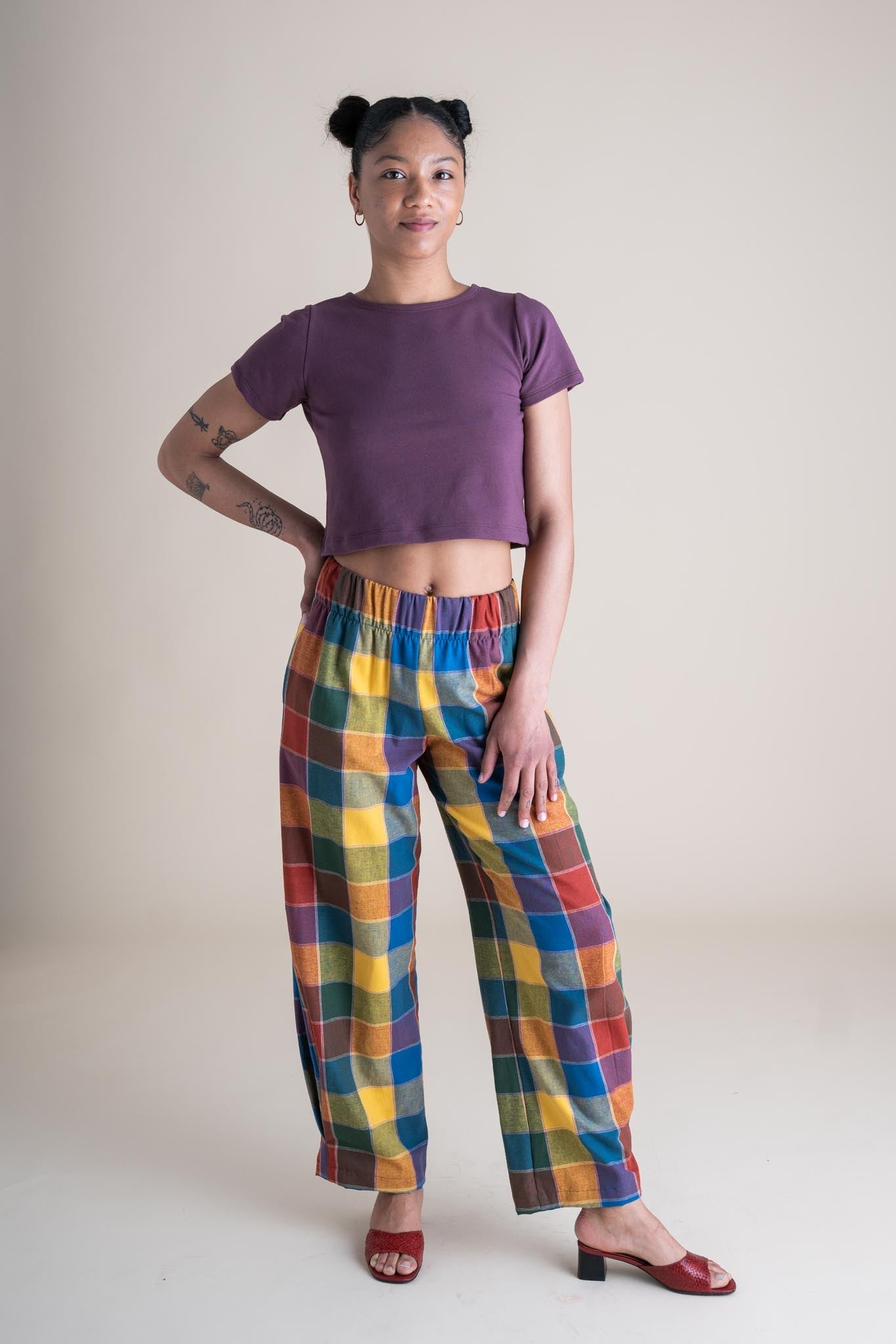 Crescent Moon Pants in Kaleidoscope