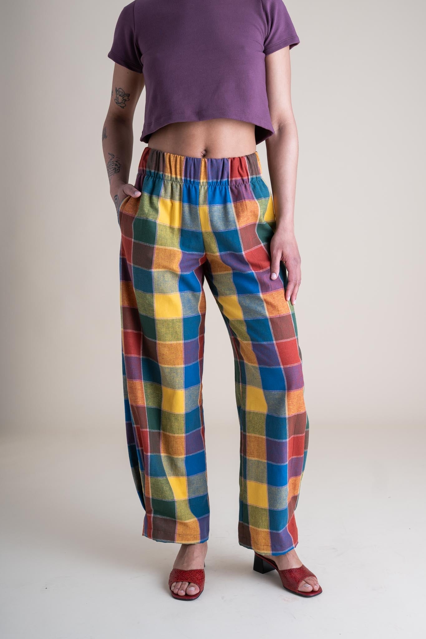 Crescent Moon Pants in Kaleidoscope