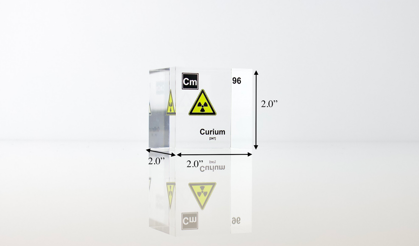 Curium Element Cube