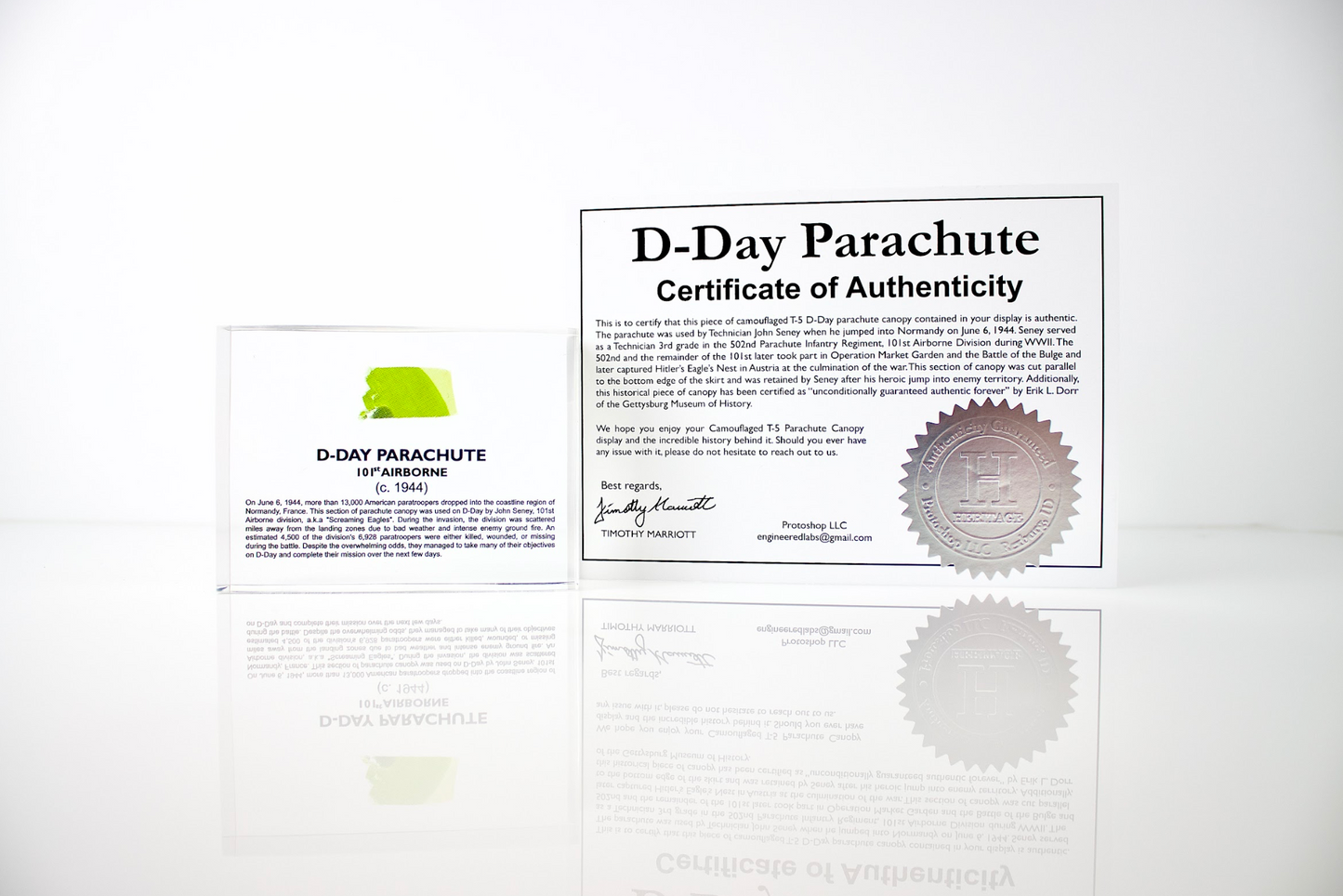 D-Day Parachute Personal Museum