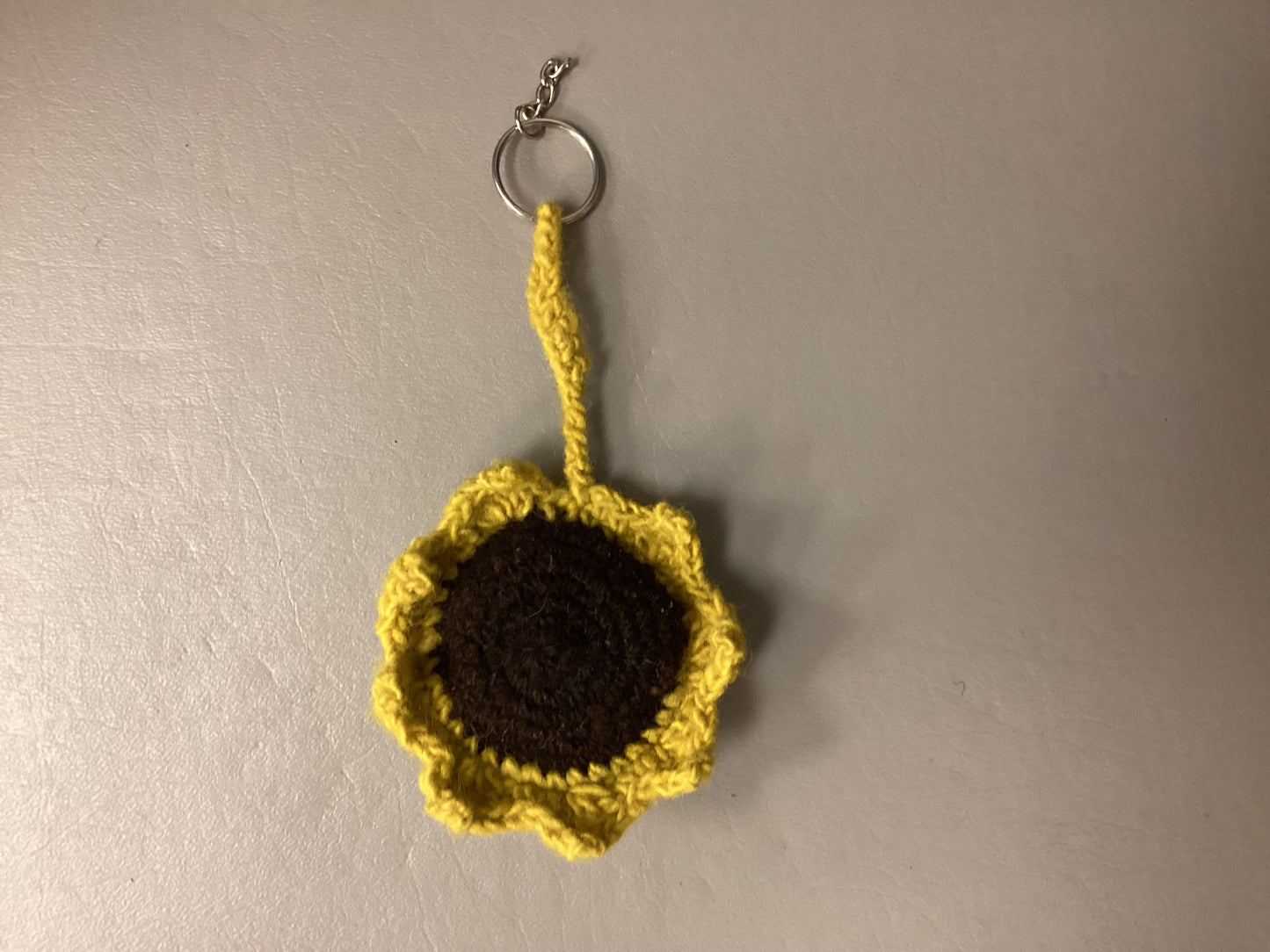 Crochet Sunflower keychain