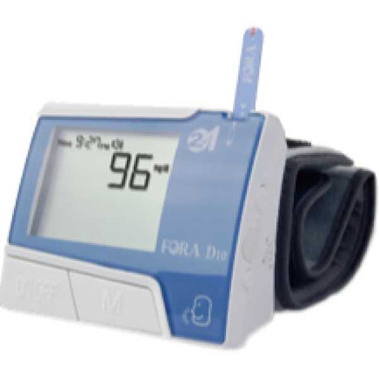 Fora Care D10 2in1blood Glucose Plus Blood Pressure Monitoring System