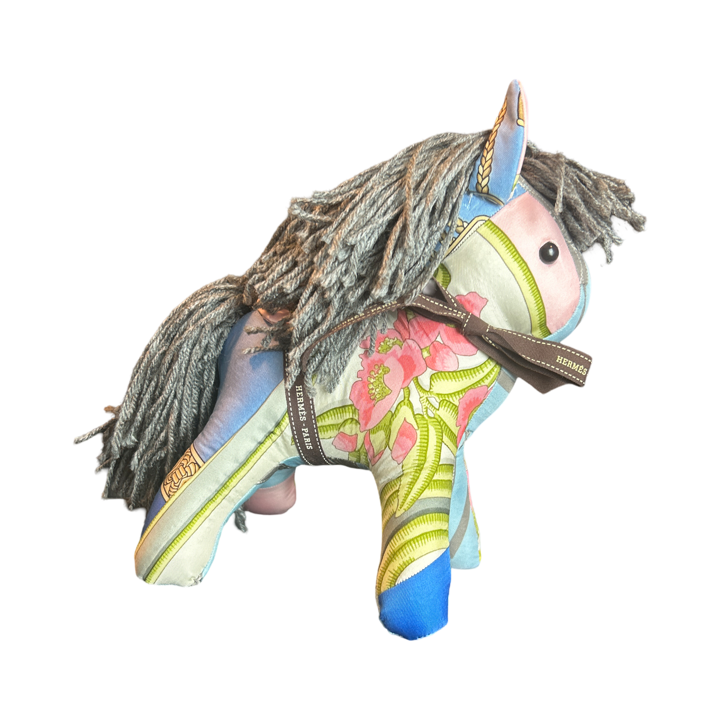 Vintage Silk Scarf Patchwork Pony