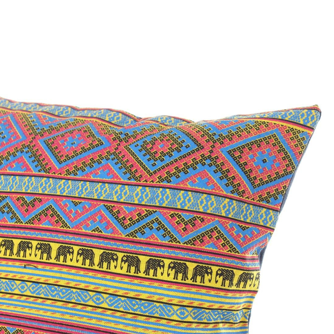 Bangkok Diamond Embroidered Pillow Cover - Thailand