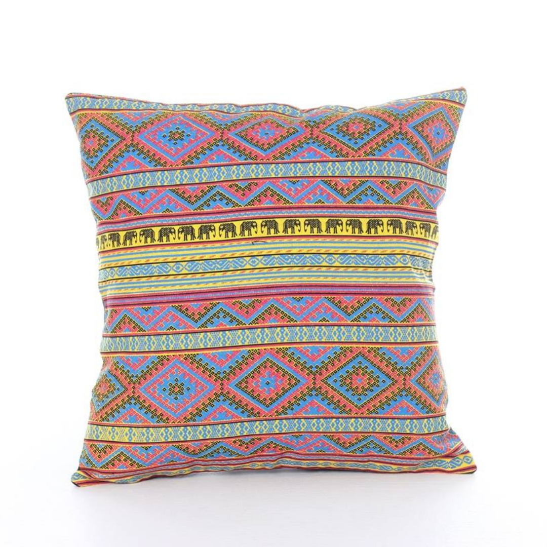 Bangkok Diamond Embroidered Pillow Cover - Thailand