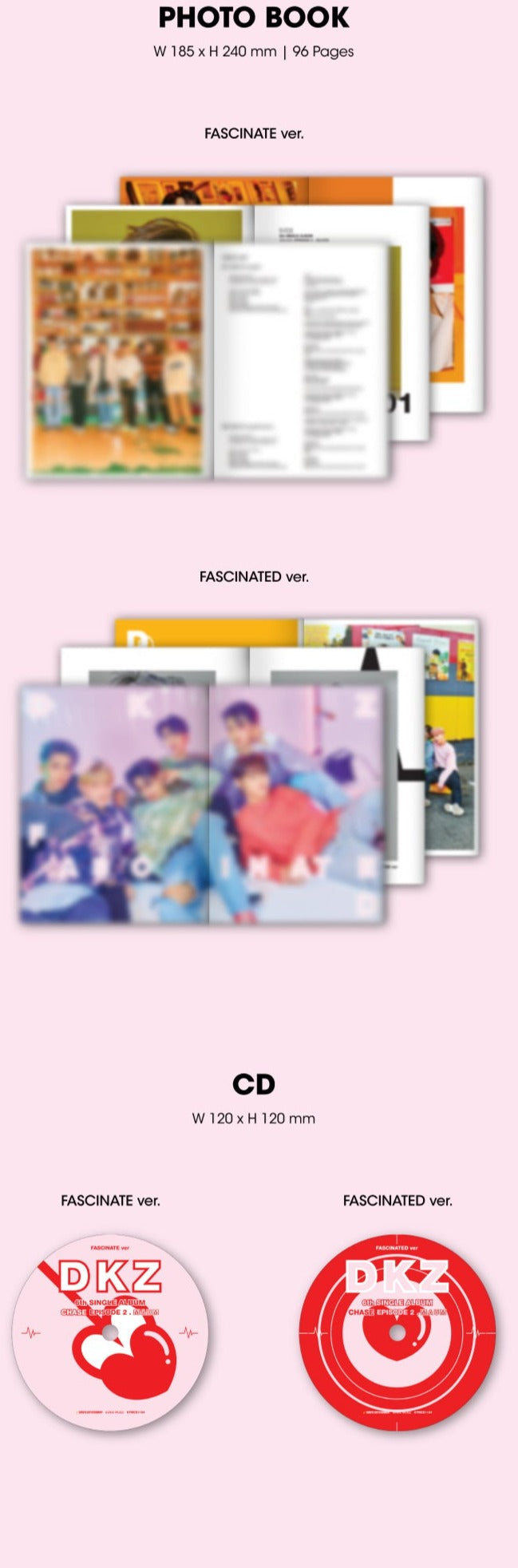 DKZ (Dongkiz) 6th Single Album Chase Episode 2 Maum