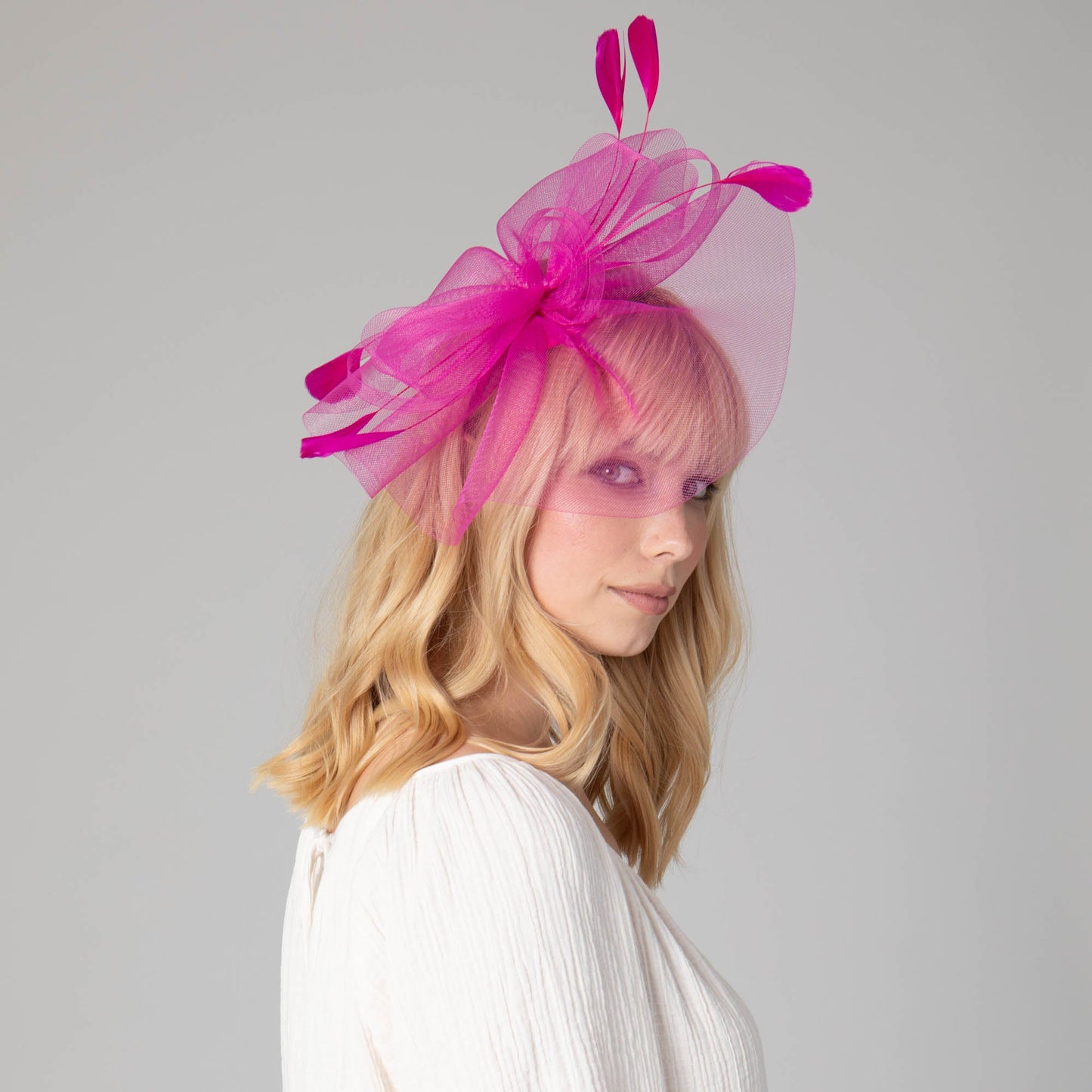 Women's Organza Fascinator Headband