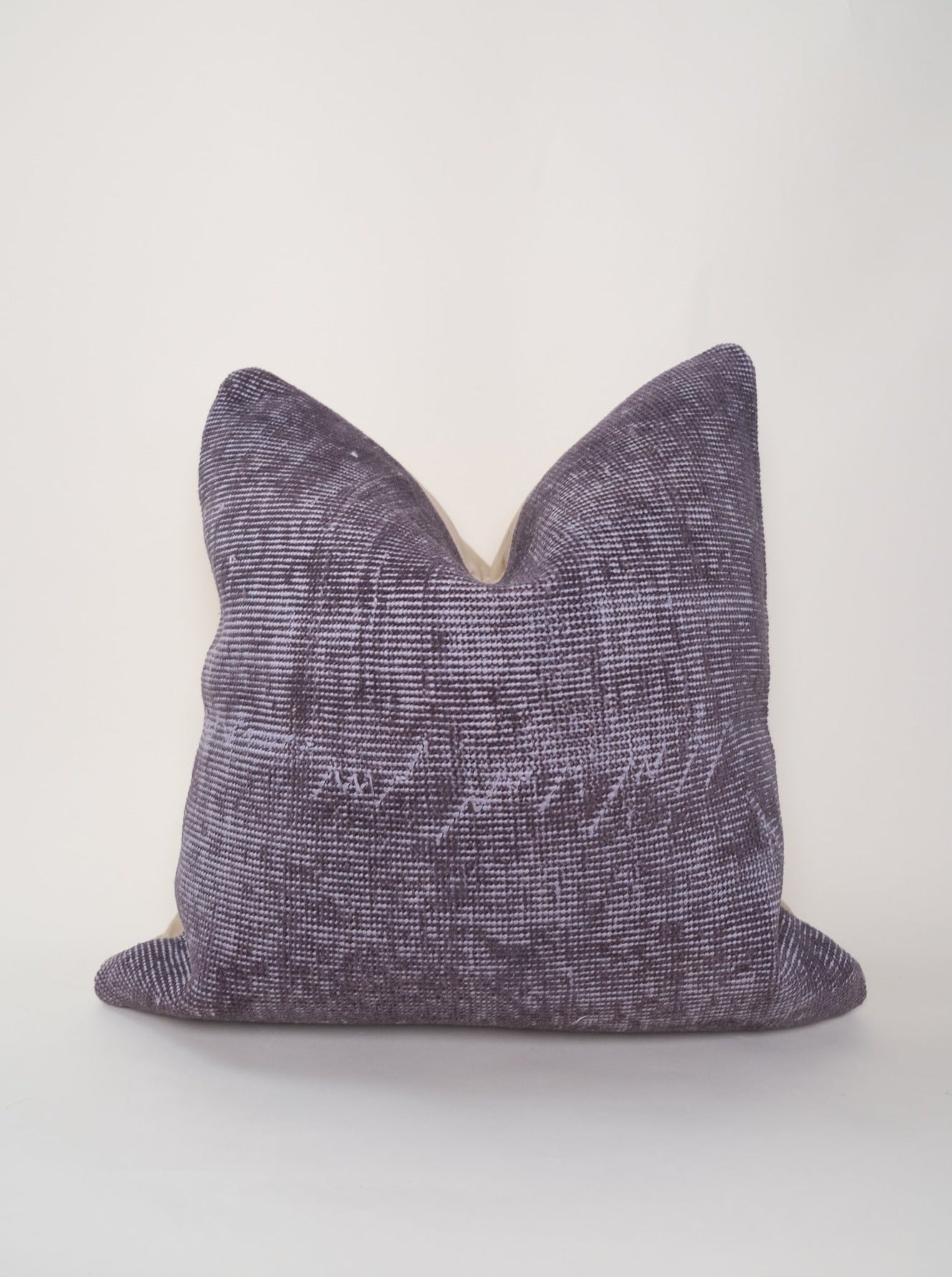 Mauve Turkish Vintage Rug Pillow