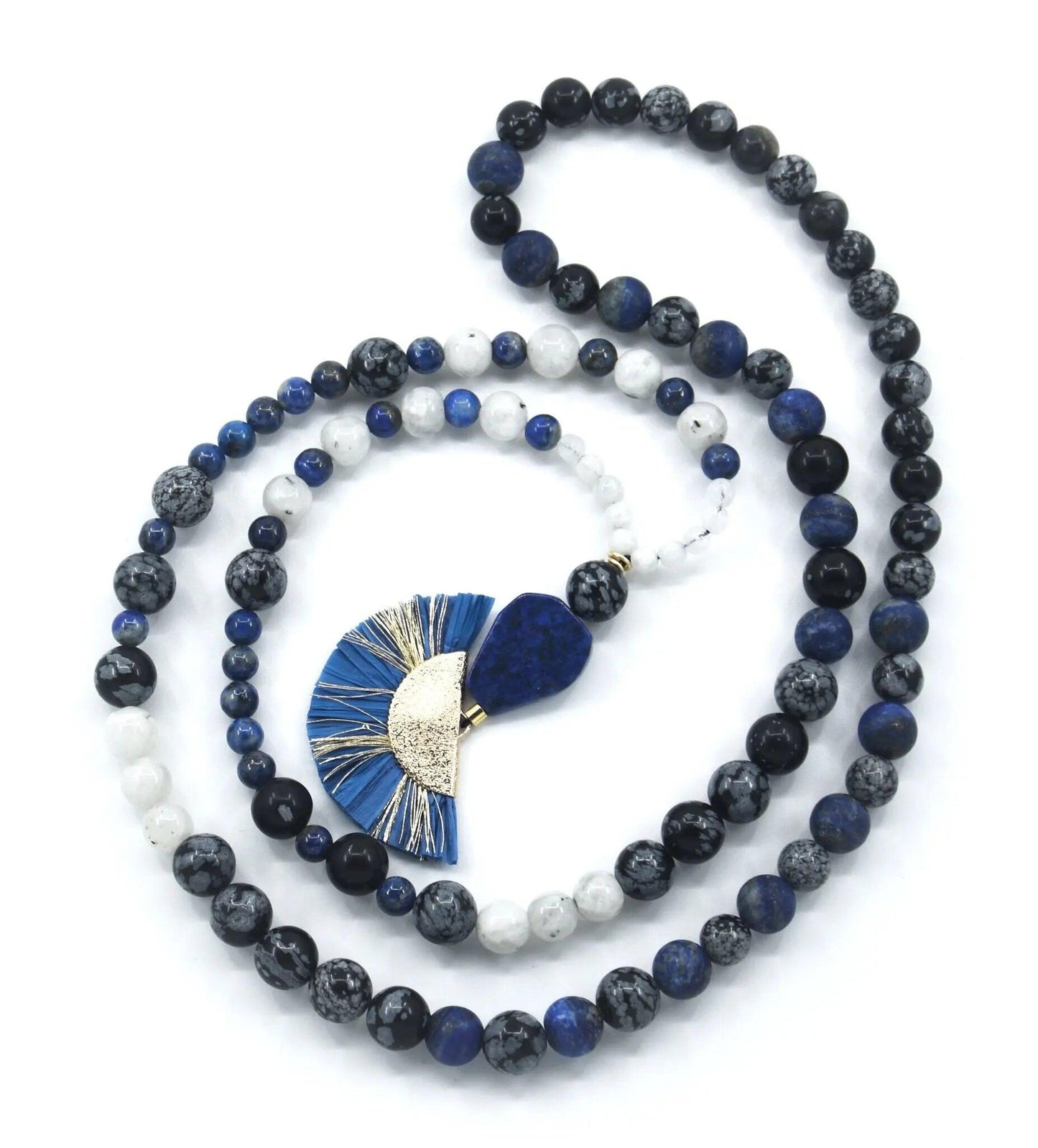Austerity Mala Beaded Necklace
