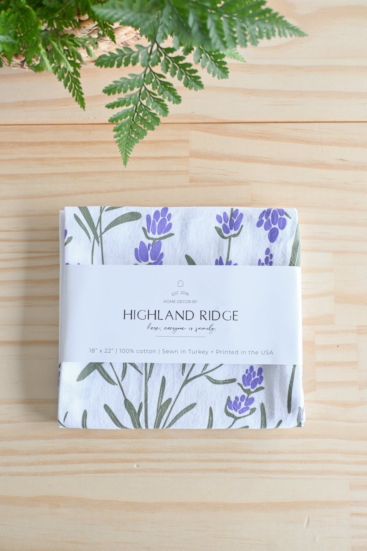 Lavender Tea Towel