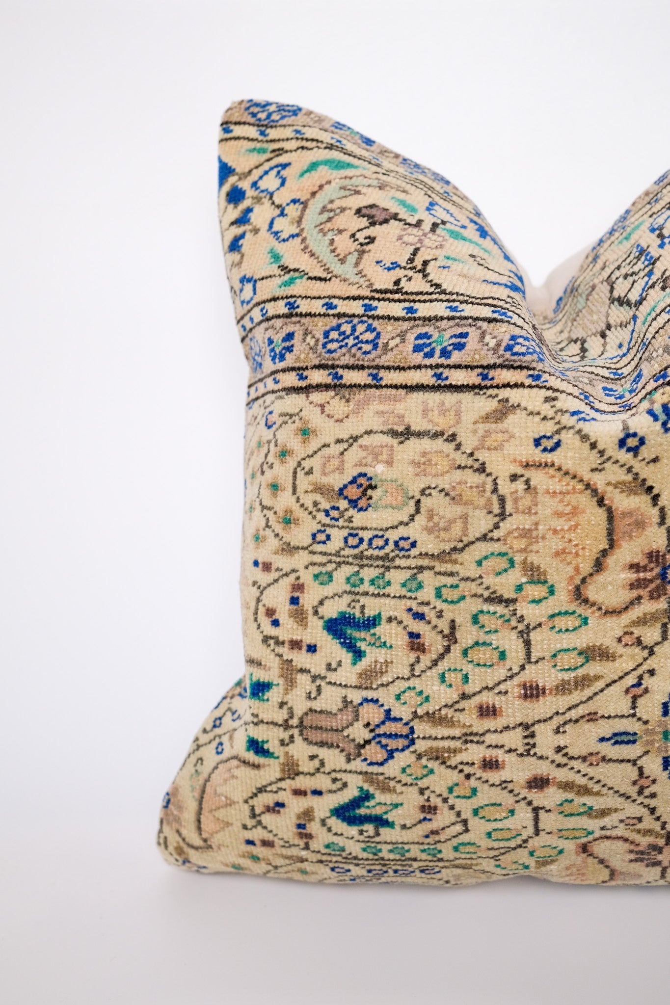 Fatma Turkish Vintage Rug Pillow No.1
