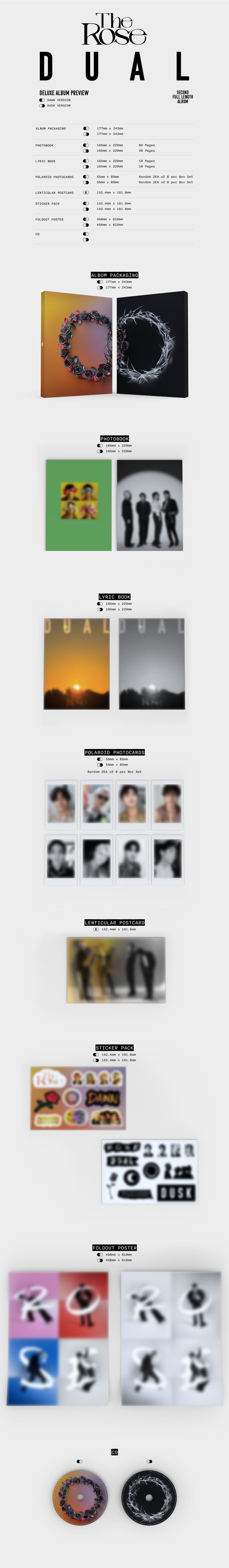 The Rose 2nd Full Album - Dual