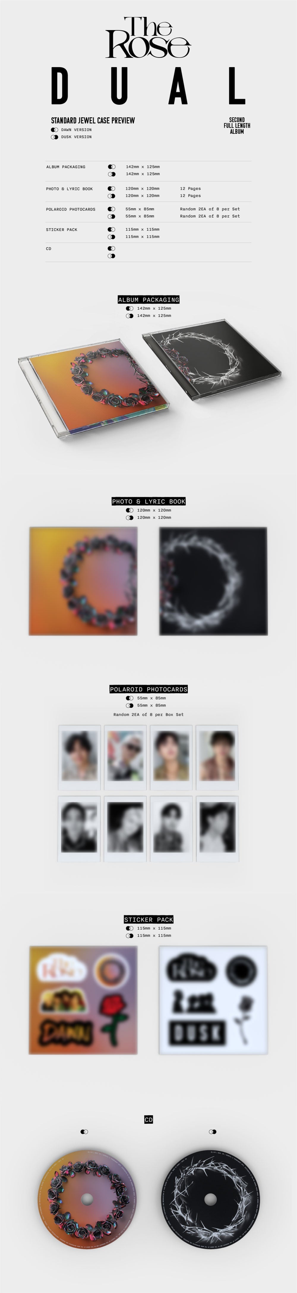 The Rose 2nd Full Album - Dual