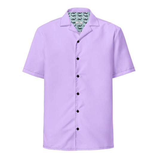 Labelless Deep Purple Button Down Camp Shirt