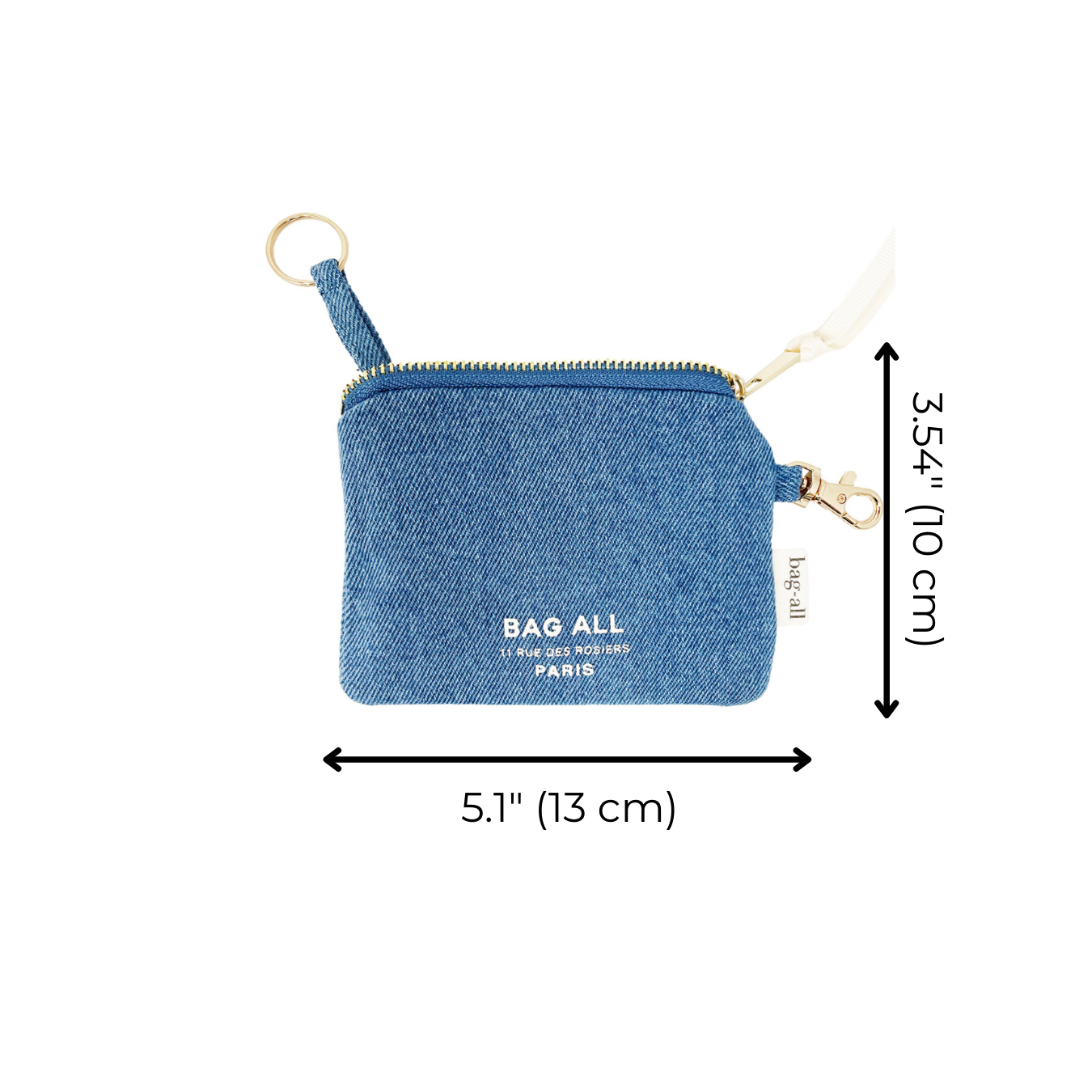 Mini Trinket Pouch, Denim - Osadia Concept Store
