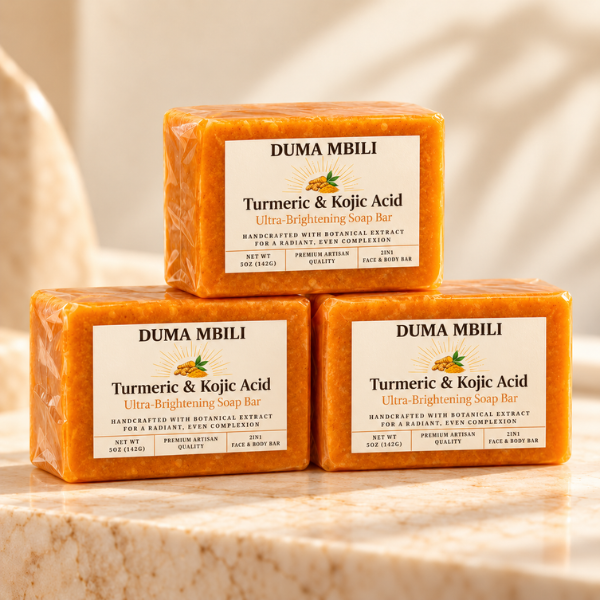 Duma Mbili Turmeric & Kojic Acid Ultra-Brightening Soap Bar
