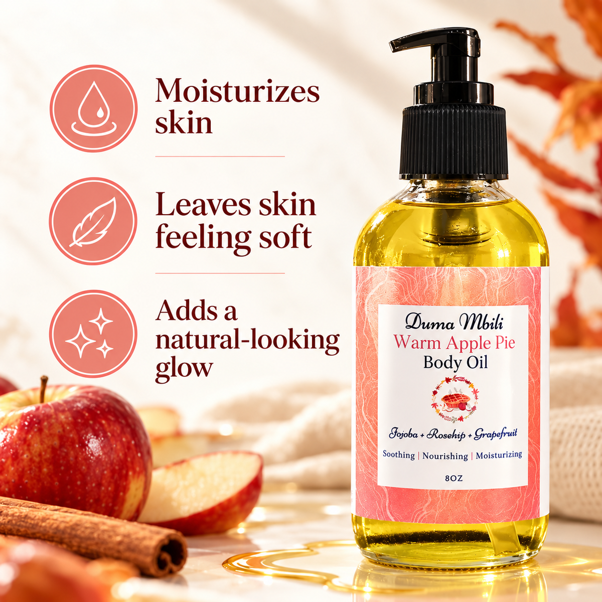 Warm Apple Pie Body Oil