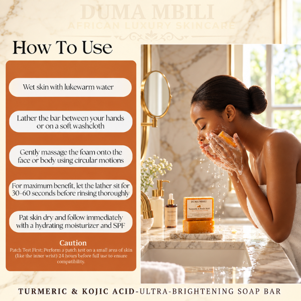 Duma Mbili Turmeric & Kojic Acid Ultra-Brightening Soap Bar