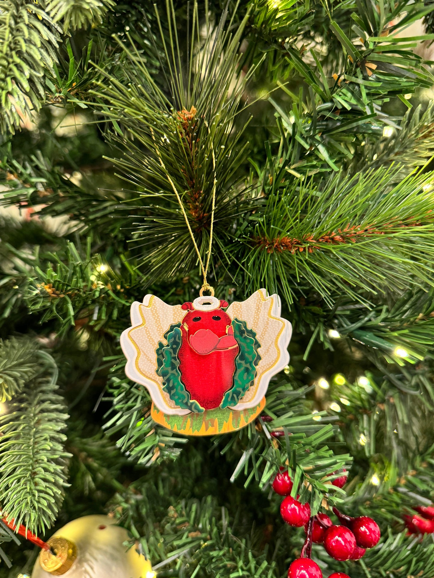 THE LOBSTER BABY JESUS ORNAMENT