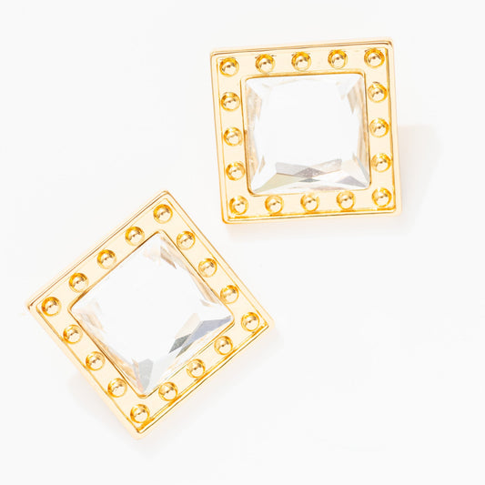 Apres Earrings in Clear