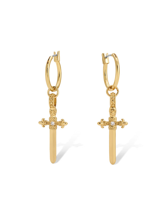 The Alexandra Hoop Earrings - Gold