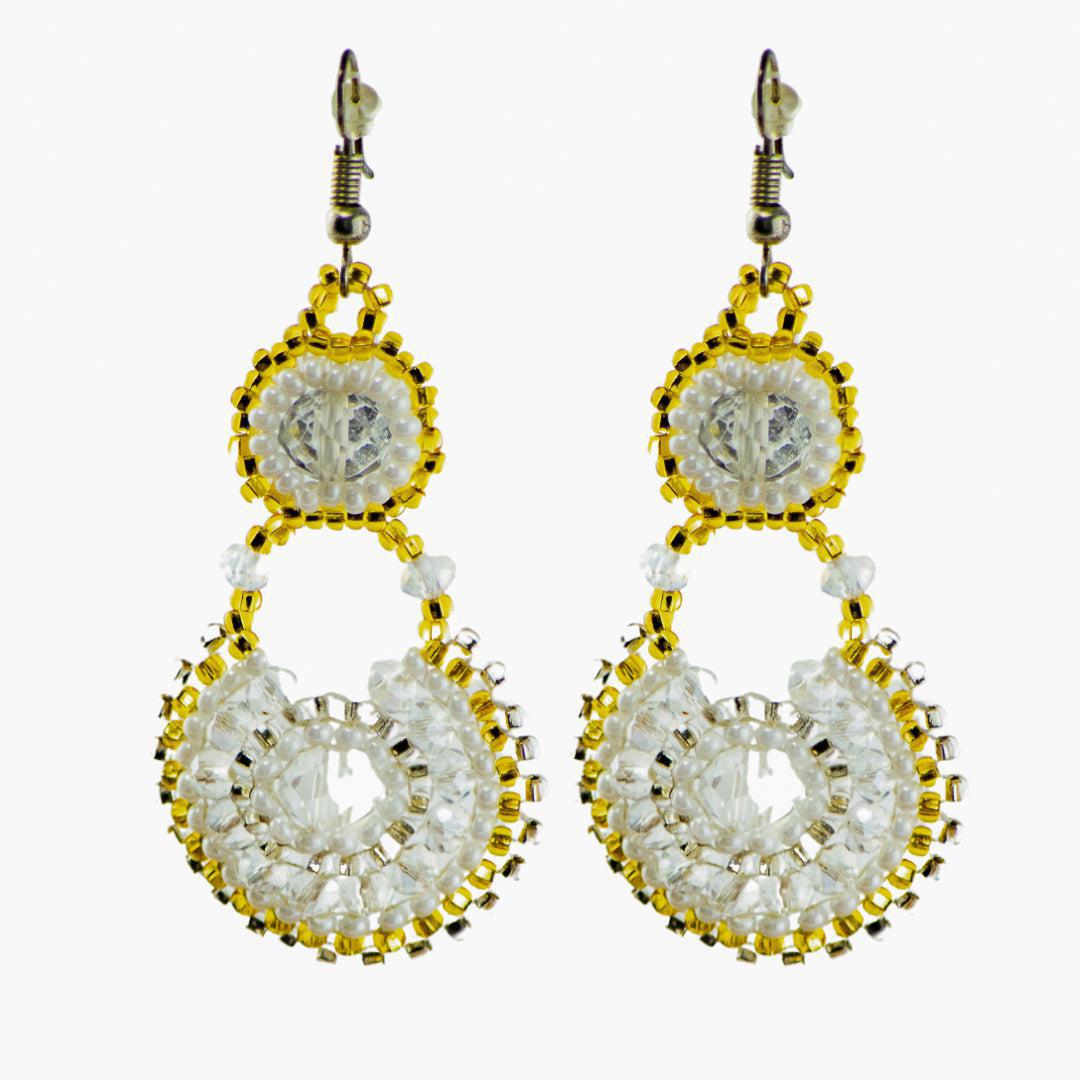 Chloe Seed Bead Earrings - Guatemala