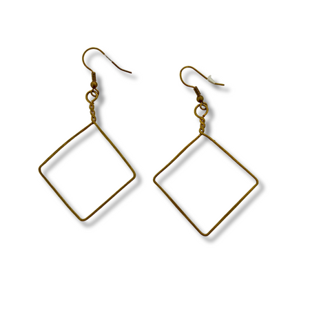 Highland Heritage Brass Wire Earrings - Thailand