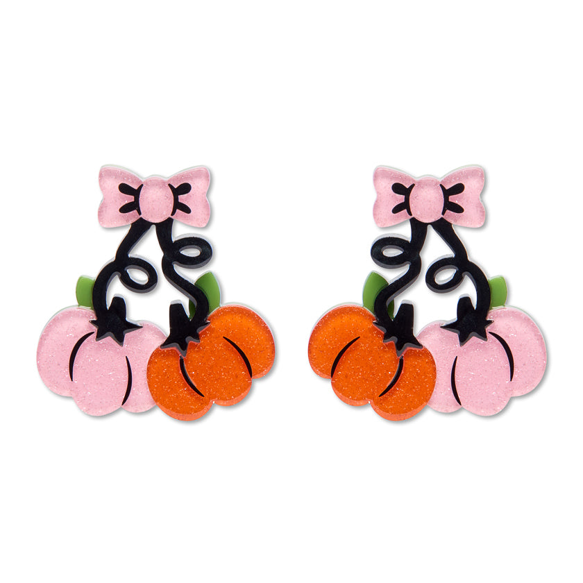 Pair O'Pumpkins Drop Earrings by Erstwilder