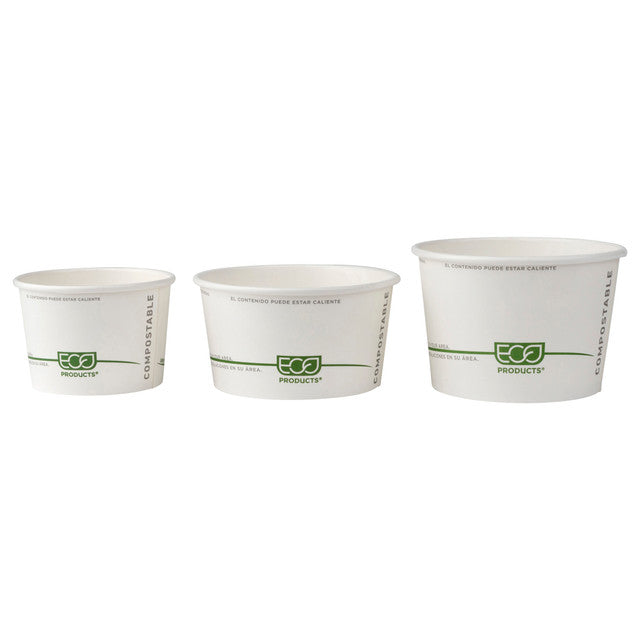 Eco-Products GreenStripe Renewable & Compostable Food Container, 12oz (QTY 500), SKU EP-BSC12-GS