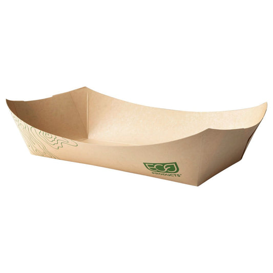 Eco-Products GreenStripe Renewable & Compostable Food Tray, 5 lb (QTY 500), SKU EP-FT5