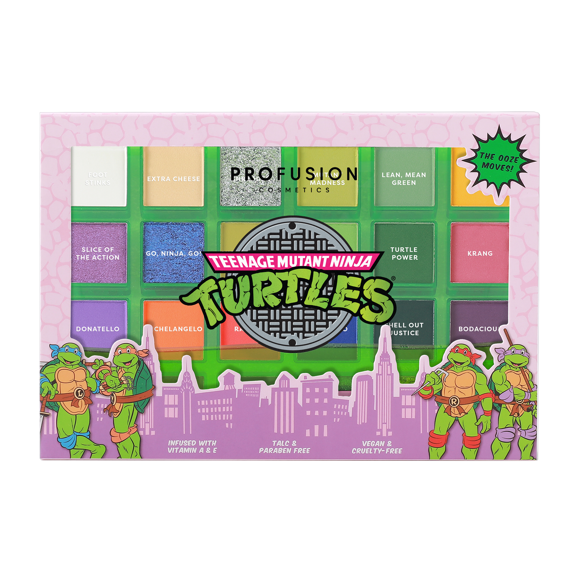 TMNT |  24 Shade Palette - Osadia Concept Store