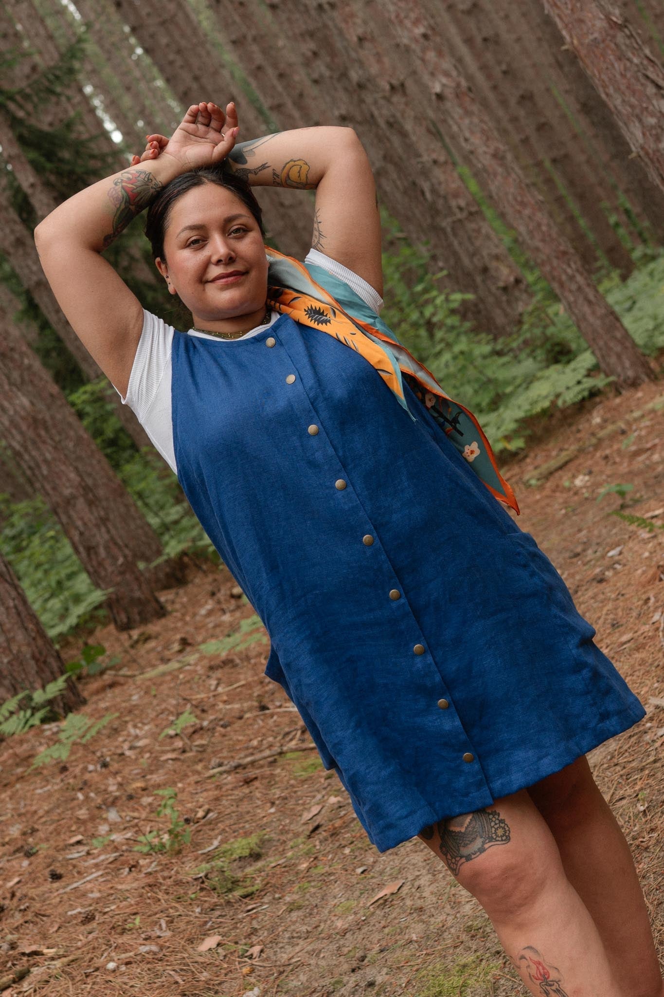Snap Smock (Updated) in Kingfisher Blue