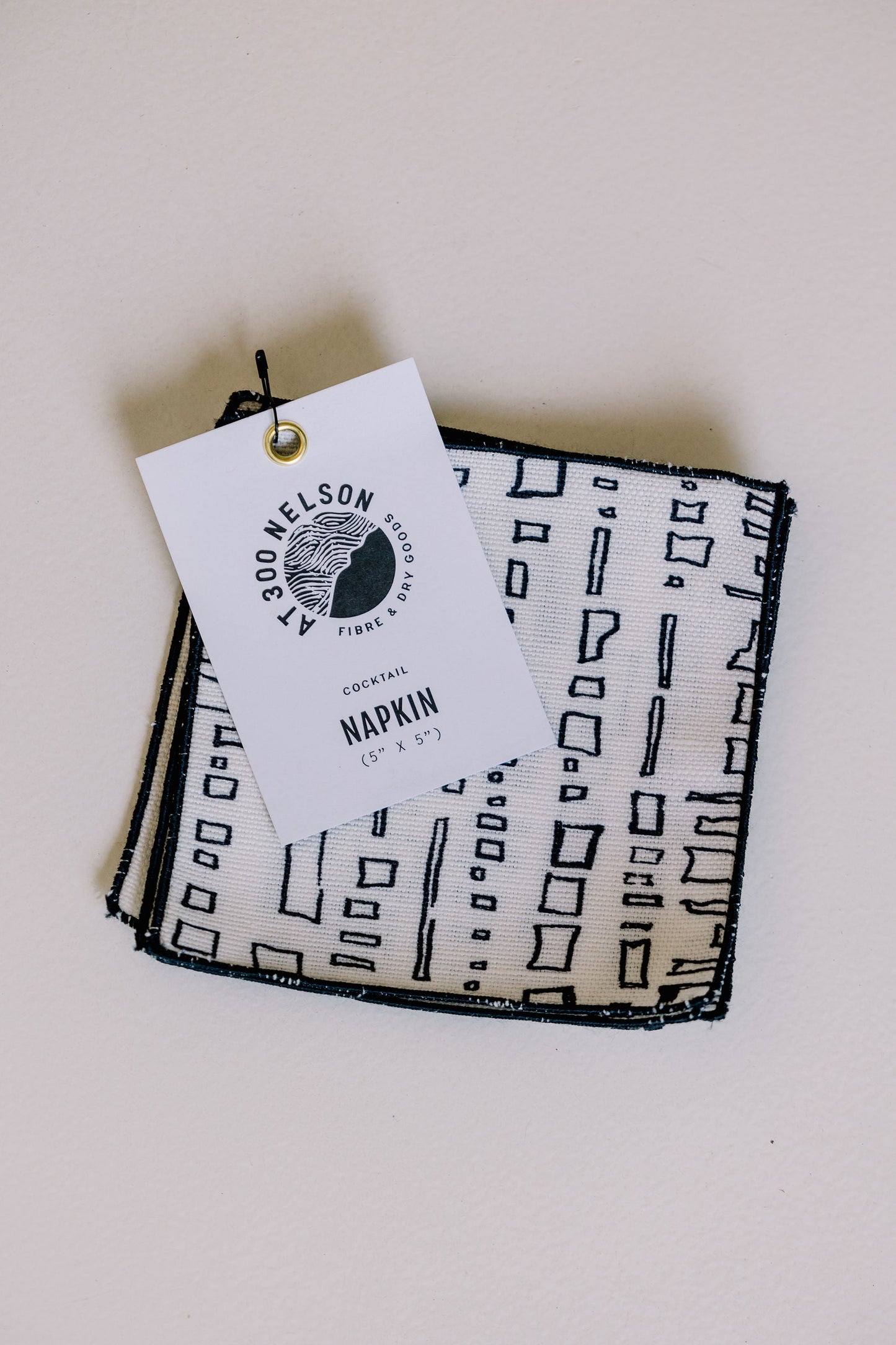 Capistrano in Clairvoyant 5" x 5" Cocktail Napkin - Set of 4