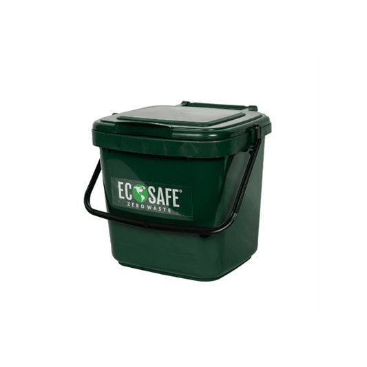 EcoSafe 2.5-Gallon Kitchen Caddy, Eco-Friendly Compost Container, Small Food Waste Bin for Food Scraps and Trash (QTY 1), SKU KCGRN - Osadia Concept Store