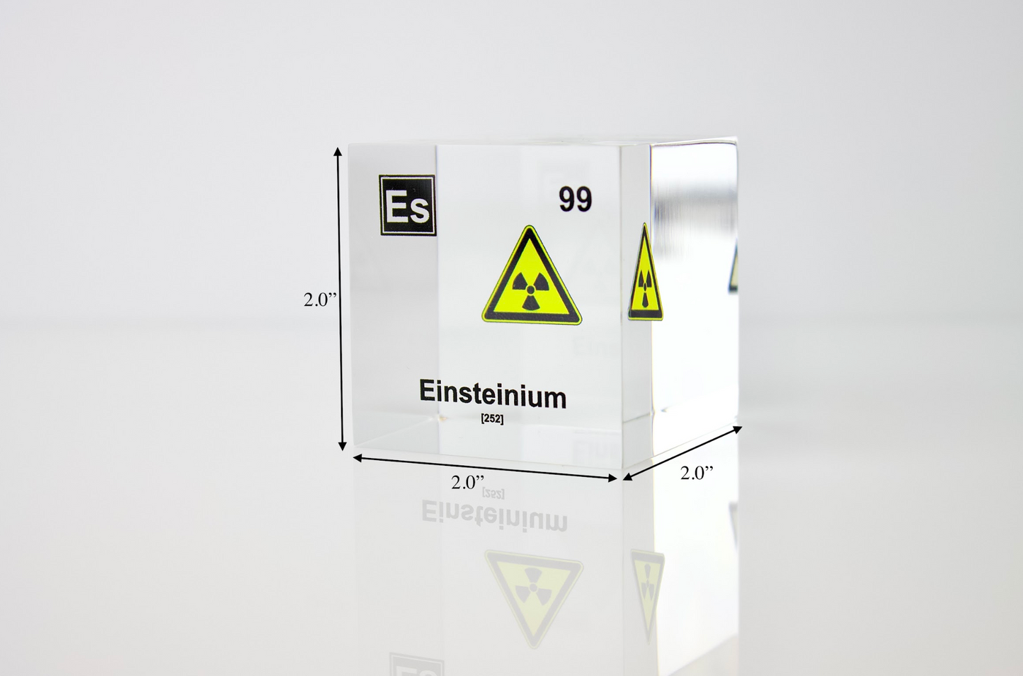 Einsteinium Element Cube