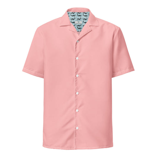 Labelless Coral Pink Button Down Camp Shirt