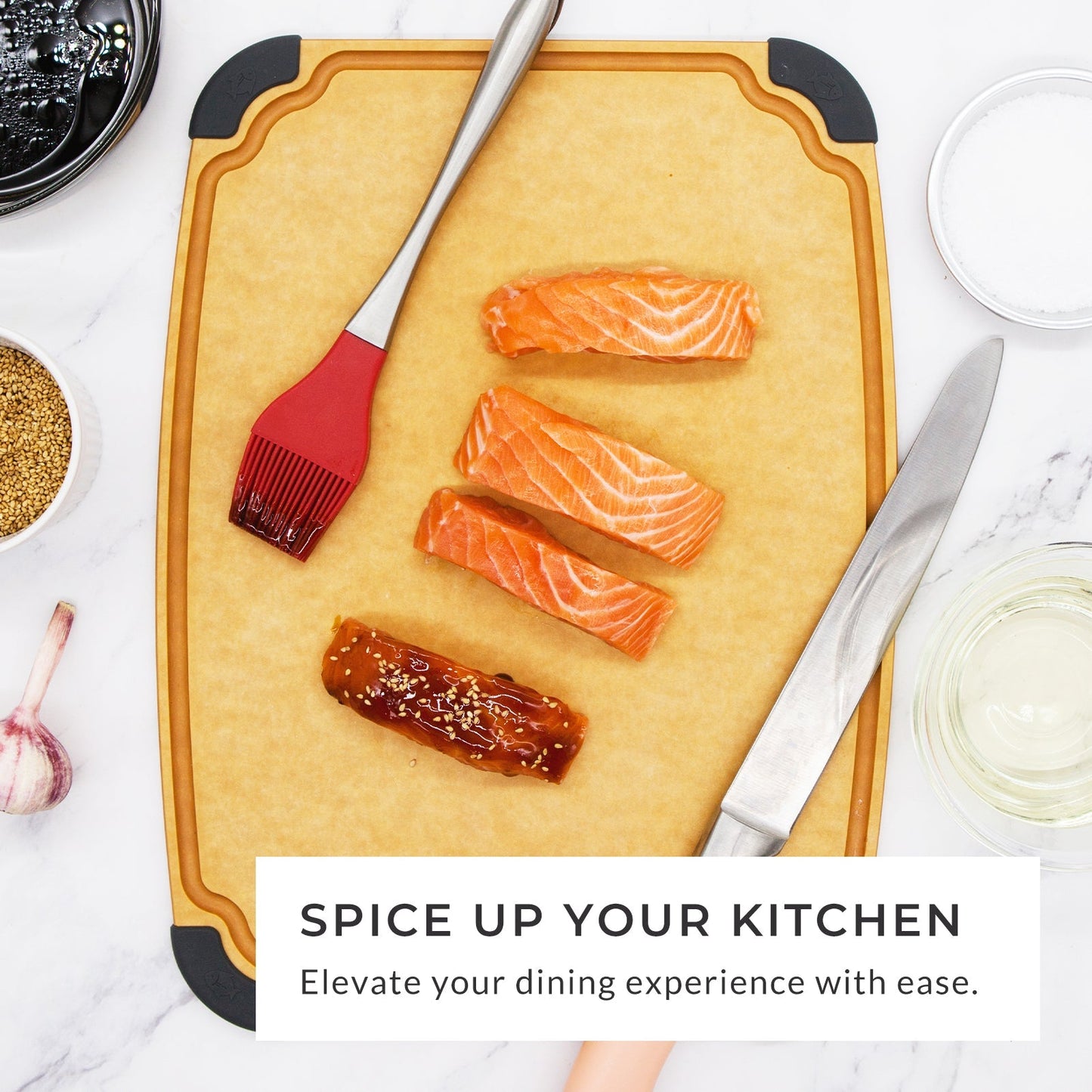 Essential Series Cutting Board, Large- 14" x 10"