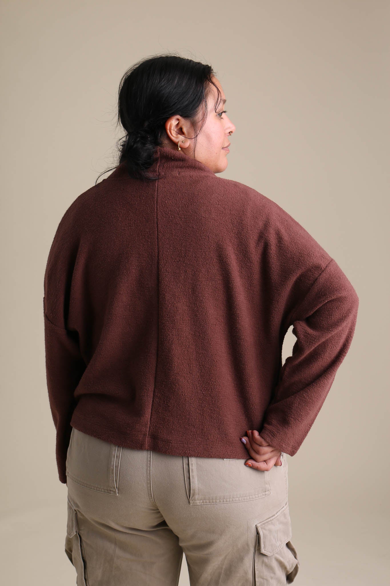 Drifter Cardigan in Chestnut