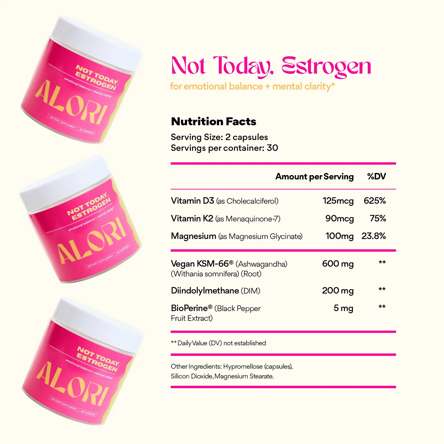 Not Today, Estrogen - Osadia Concept Store