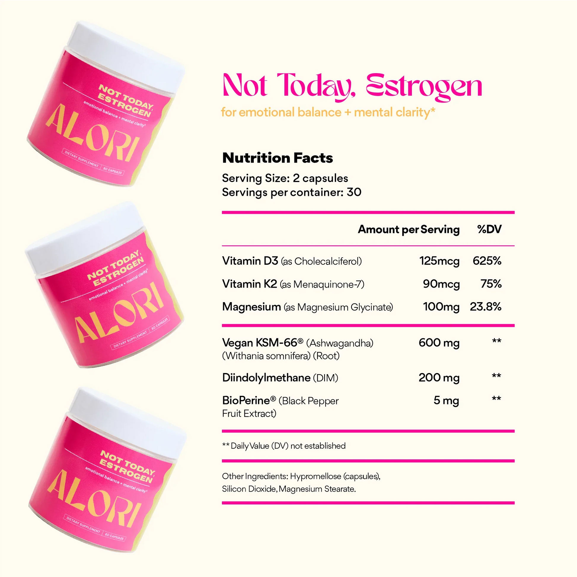 Not Today, Estrogen - Osadia Concept Store