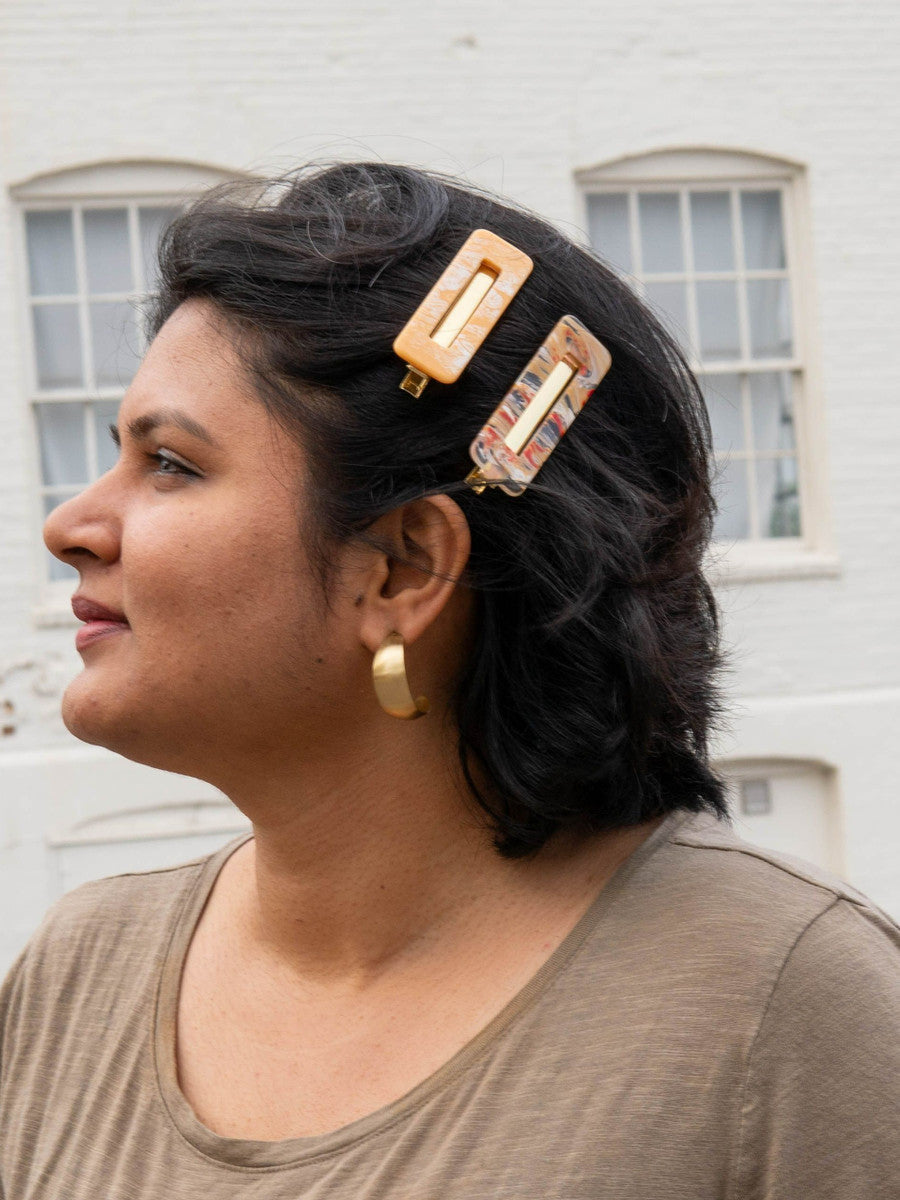 Resin Hair Clips