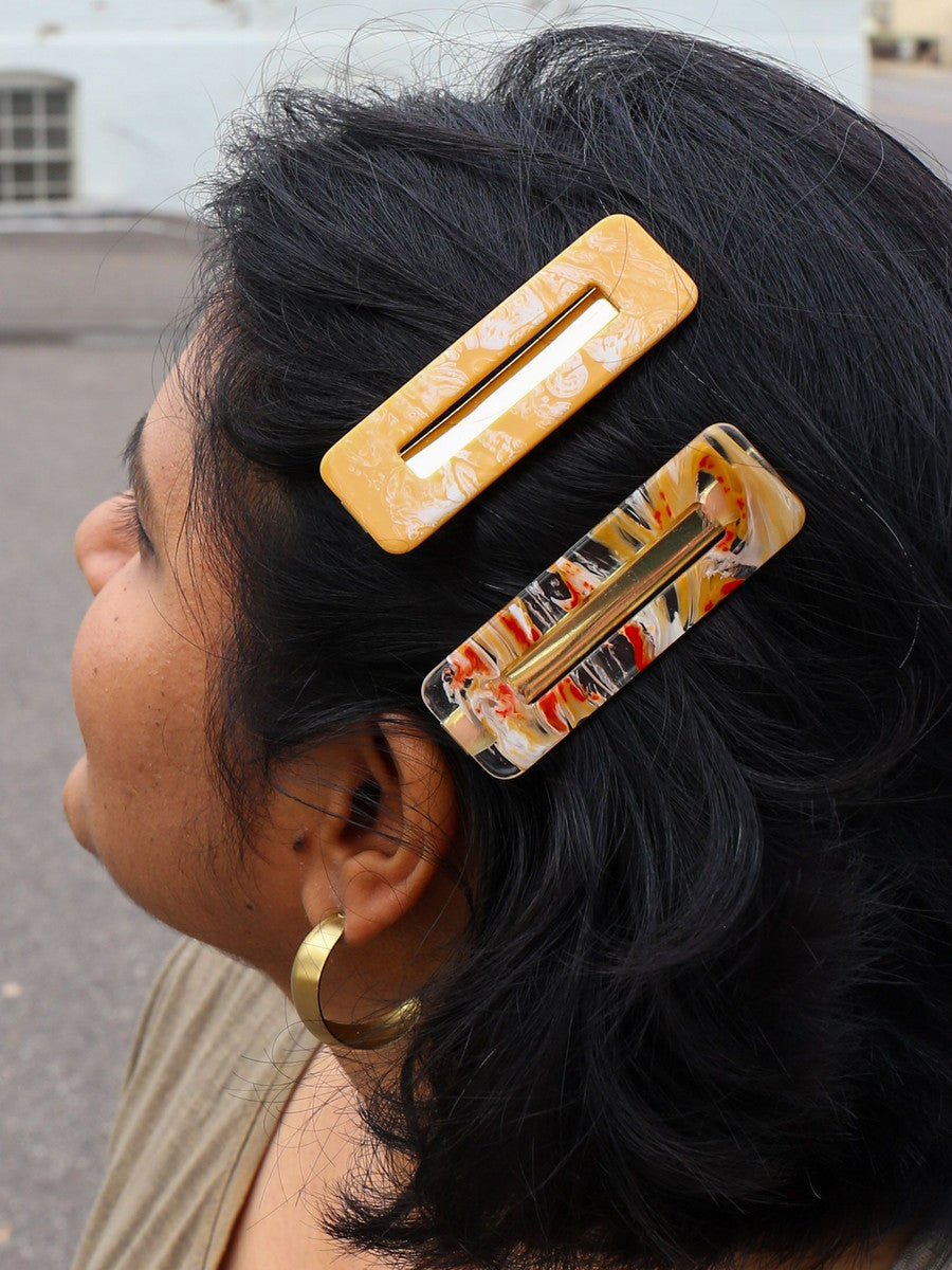 Resin Hair Clips