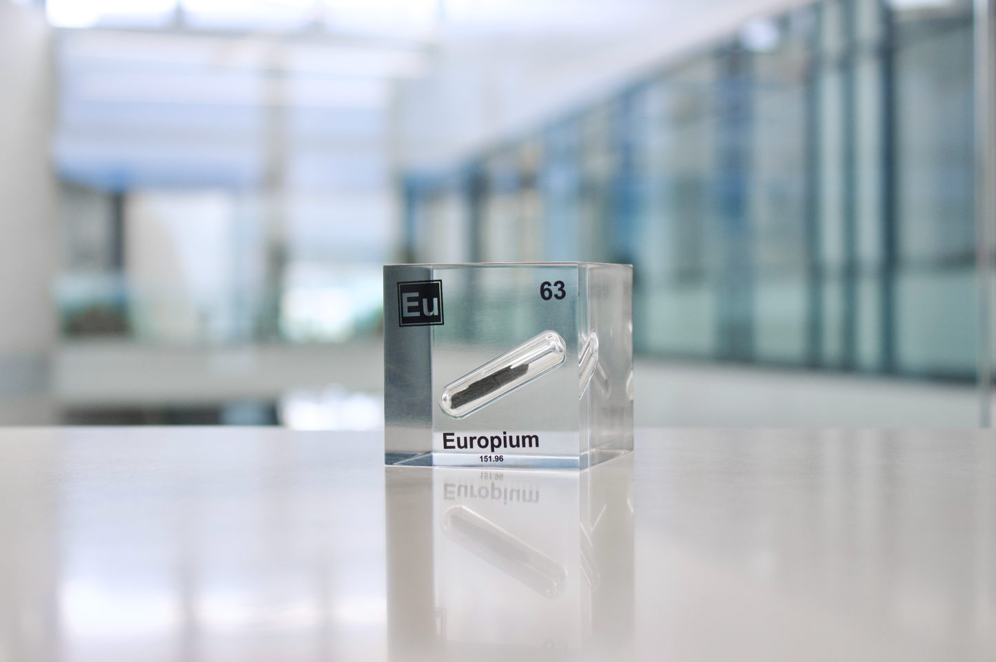 Europium Element Cube