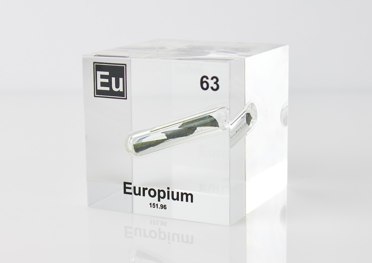 Europium Element Cube
