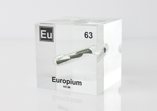Europium Element Cube